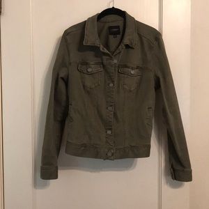 Green Denim Jacket